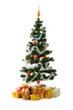 Christmas Tree With Gifts Royalty Free Stock Image Christmas Tree With Gifts Royalty Free Stock Image