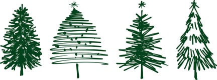 Christmas Trees Stock Photography Christmas Trees Stock Photography
