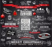 2014 Christmas Vintage typograph design elements:. Vintage labels. ribbons, stickers, baubles and gift boxes, birds, liquid drops, swirls and so on stock illustration 2014 Christmas Vintage typograph design elements:. Vintage labels. ribbons, stickers, baubles and gift boxes, birds, liquid drops, swirls and so on stock illustration