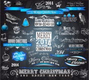 2014 Christmas Vintage typograph design elements:. Vintage labels. ribbons, stickers, baubles and gift boxes, birds, liquid drops, swirls and so on royalty free illustration 2014 Christmas Vintage typograph design elements:. Vintage labels. ribbons, stickers, baubles and gift boxes, birds, liquid drops, swirls and so on royalty free illustration
