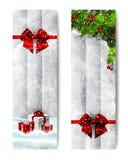 Christmas watercolor vertical banners royalty free illustration Christmas watercolor vertical banners royalty free illustration
