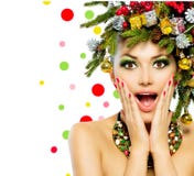 Christmas Woman Royalty Free Stock Photos Christmas Woman Royalty Free Stock Photos