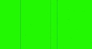 Chroma key green screen vhs background realistic flickering, analog vintage TV signal with bad interference and horizontal lines,