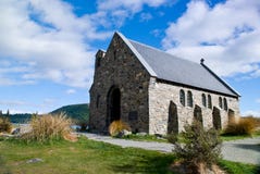 Church of the Good Shepherd, Lake Tekapo royalty free stock photos Church of the Good Shepherd, Lake Tekapo royalty free stock photos