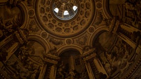 Church interior of St Paul's in London, Cathedral royalty free stock image Church interior of St Paul's in London, Cathedral royalty free stock image