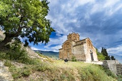 Church of St.Jovan Kaneo and Lake Ohrid, Macedonia stock image Church of St.Jovan Kaneo and Lake Ohrid, Macedonia stock image