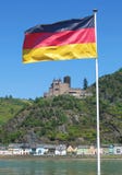 Château de Katz, vallée du Rhin, Allemagne photo libre de droits Château de Katz, vallée du Rhin, Allemagne photo libre de droits