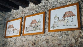 Château de Korzkiew construit pendant la moitié du 14ème siècle Images stock Château de Korzkiew construit pendant la moitié du 14ème siècle Images stock