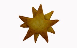 Ciastka dwa gwiazdy na białym tle w górę obrazy stock Ciastka dwa gwiazdy na białym tle w górę obrazy stock