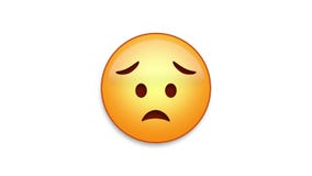 Cicli animati di Emoji del sudore del sopracciglio con la metallina di Luma royalty illustrazione gratis Cicli animati di Emoji del sudore del sopracciglio con la metallina di Luma royalty illustrazione gratis