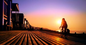 Ciclista solar de la trayectoria Ciclista solar de la trayectoria