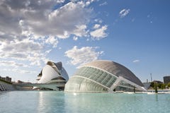 Cidade das artes e das ciências foto de stock Cidade das artes e das ciências foto de stock