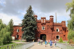 A cidade de Bresta na fortaleza de Bielorrússia ‘Bresta ‘ A porta de Terespol fotos de stock A cidade de Bresta na fortaleza de Bielorrússia ‘Bresta ‘ A porta de Terespol fotos de stock