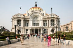 Palacio de Bellas Artes em Cidade do México, México. imagem de stock royalty free Palacio de Bellas Artes em Cidade do México, México. imagem de stock royalty free