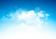 Cielo blu e nuvole