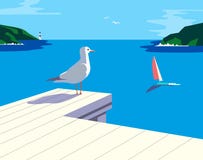 Cieszy się dennego życie ilustracja wektor Cieszy się dennego życie ilustracja wektor