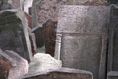 Cimitero ebreo di Praga fotografia stock libera da diritti Cimitero ebreo di Praga fotografia stock libera da diritti