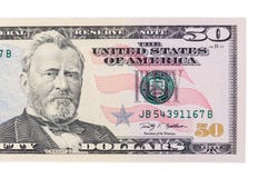 Cinquante dollars de billet de banque image libre de droits Cinquante dollars de billet de banque image libre de droits