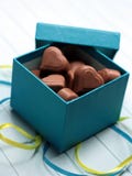 Cioccolato di giorno del biglietto di S. Valentino fotografia stock Cioccolato di giorno del biglietto di S. Valentino fotografia stock
