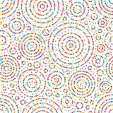 Circle dot colorful seamless pattern