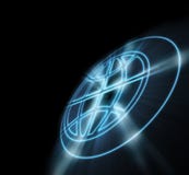 circle glowing διανυσματική απεικόνιση circle glowing διανυσματική απεικόνιση