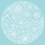 Circle of round lace doilies. Stock Photo Circle of round lace doilies. Stock Photo