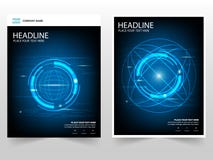 Circle technology abstract business Brochure Leaflet Flyer annual report template design, book cover layout design stock illustration Circle technology abstract business Brochure Leaflet Flyer annual report template design, book cover layout design stock illustration