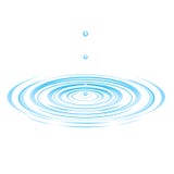 Circles On The Water And Drops Royalty Free Stock Photos Circles On The Water And Drops Royalty Free Stock Photos