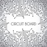 Circuit Board Design Stock Photo
