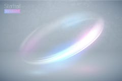 Circular flare multicolor light effect. Abstract galaxy ellipse border. Luxury shining rotational glow line. Power energy glowing stock illustration Circular flare multicolor light effect. Abstract galaxy ellipse border. Luxury shining rotational glow line. Power energy glowing stock illustration