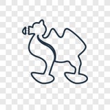 Circus Camel concept vector linear icon isolated on transparent royalty free illustration Circus Camel concept vector linear icon isolated on transparent royalty free illustration