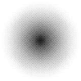 Cirkelhalvtonbeståndsdel Monokrom prucken rund modell stock illustrationer Cirkelhalvtonbeståndsdel Monokrom prucken rund modell stock illustrationer