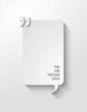 Citation Mark Frame avec le style plat et espace pour le texte illustration stock Citation Mark Frame avec le style plat et espace pour le texte illustration stock