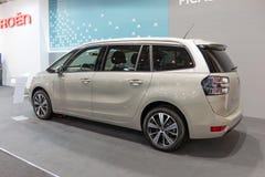 ATHENS, GREECE - NOVEMBER 14, 2017: Citroen C4 II Grand Picasso at Aftokinisi-Fisikon 2017 Motor Show royalty free stock photos ATHENS, GREECE - NOVEMBER 14, 2017: Citroen C4 II Grand Picasso at Aftokinisi-Fisikon 2017 Motor Show royalty free stock photos
