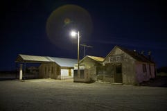 Città fantasma di Orla il Texas fotografie stock libere da diritti Città fantasma di Orla il Texas fotografie stock libere da diritti