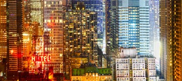 City At Night Banner Stock Images City At Night Banner Stock Images