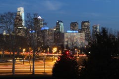 City Buildings Near the Road Beside Trees Royalty Free Stock Images City Buildings Near the Road Beside Trees Royalty Free Stock Images
