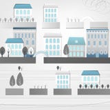 02 City landscape. Vector illustration of abstract city landscape image royalty free illustration 02 City landscape. Vector illustration of abstract city landscape image royalty free illustration