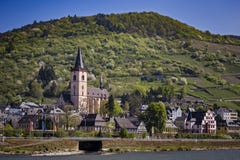Die Stadt Lorch am Rhein royalty free stock photos Die Stadt Lorch am Rhein royalty free stock photos