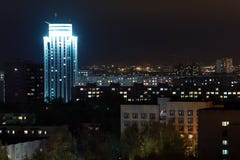 City Night Lights Stock Image