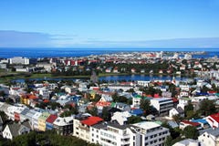City Of Reykjavik, Iceland Stock Images