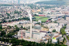City view from the corner. royalty free stock photos City view from the corner. royalty free stock photos