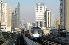 Cityscape of Bangkok, the fast developing capital city of Thailand royalty free stock photography Cityscape of Bangkok, the fast developing capital city of Thailand royalty free stock photography