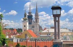 Cityscape Of Zagreb Royalty Free Stock Images Cityscape Of Zagreb Royalty Free Stock Images