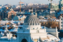Cityscape panorama of Kazan royalty free stock photos Cityscape panorama of Kazan royalty free stock photos