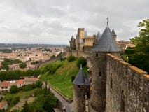 Cité De Carcassonne images stock Cité De Carcassonne images stock