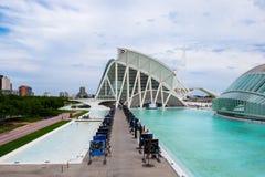 Ciudad de artes y de ciencias imagen de archivo Ciudad de artes y de ciencias imagen de archivo