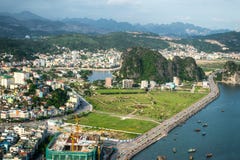 Ciudad de Halong foto de archivo libre de regalías Ciudad de Halong foto de archivo libre de regalías