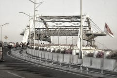 Ciudad de Jembatan de héroes y de x28; indonesia& x29 de Surabaya; fotografía de archivo Ciudad de Jembatan de héroes y de x28; indonesia& x29 de Surabaya; fotografía de archivo