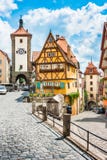 Ciudad histórica del der Tauber, Baviera, Alemania del ob de Rothenburg imágenes de archivo libres de regalías Ciudad histórica del der Tauber, Baviera, Alemania del ob de Rothenburg imágenes de archivo libres de regalías